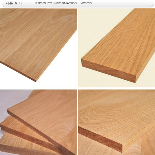 집성목 ,레드오크 솔리드